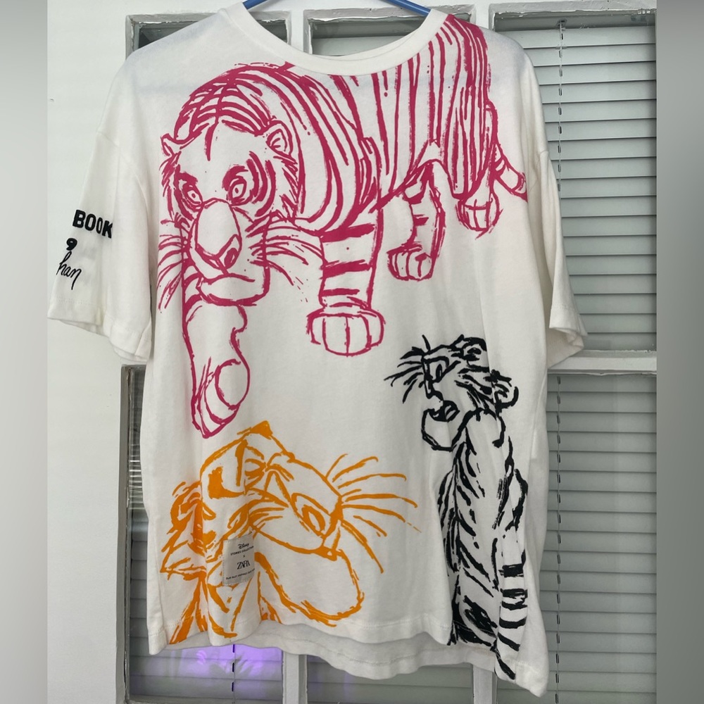 Zara Storybook Collection x Jungle Book, Shere Khan T-shirt - S